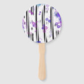 Kosmischer Blasenfluss Fächer (Rückseite)