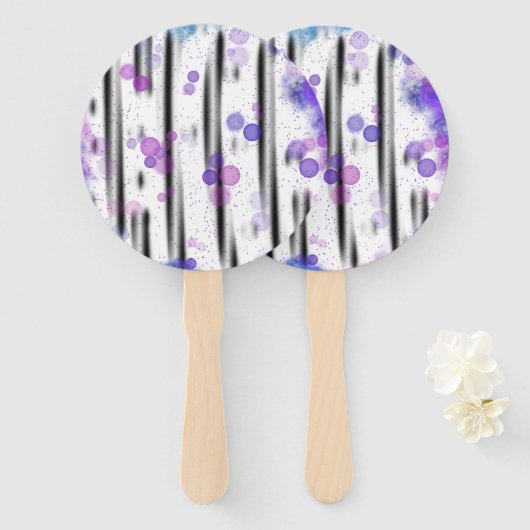 Kosmischer Blasenfluss Fächer (Vorne und Hinten)