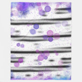Kosmischer Blasenfluss Fleecedecke (Vorderseite)