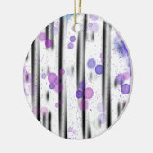 Kosmischer Blasenfluss Keramik Ornament (Links)