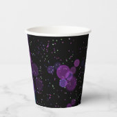 Kosmischer Blasenfluss Pappbecher (Vorderseite)