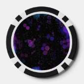 Kosmischer Blasenfluss Pokerchips (Rückseite)