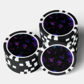 Kosmischer Blasenfluss Pokerchips (Stapel)