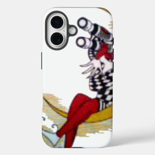 Kosmischer Blick: Elf auf dem Mond Case-Mate iPhone Hülle (Rückseite)