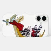 Kosmischer Blick: Elf auf dem Mond Case-Mate iPhone Hülle (Rückseite (Horizontal))