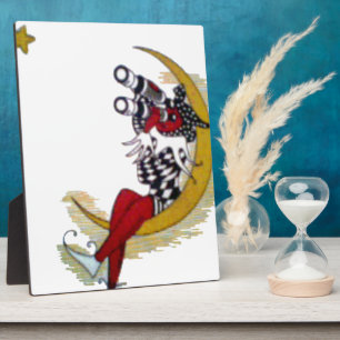 Kosmischer Blick: Elf auf dem Mond Fotoplatte