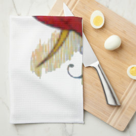 Kosmischer Blick: Elf auf dem Mond Handtuch