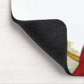 Kosmischer Blick: Elf auf dem Mond Mousepad (Ecke)