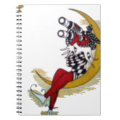 Kosmischer Blick: Elf auf dem Mond Notizblock (Vorderseite)