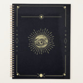 Kosmischer Blick - Goldene ösoterische Dekade Planer (Vorderseite)