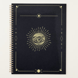 Kosmischer Blick - Goldene ösoterische Dekade Planer