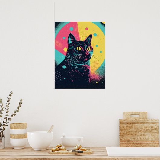 Kosmischer Blick Poster (Küche)