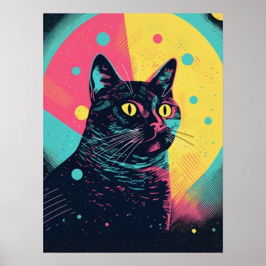 Kosmischer Blick Poster (Vorne)