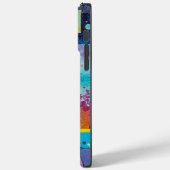 Kosmischer Blütengarten: Abstraktes Mosaik der Trä Case-Mate iPhone Hülle (Rückseite / Links)