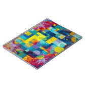 Kosmischer Blütengarten: Abstraktes Mosaik der Trä Notizblock (Linke Seite)