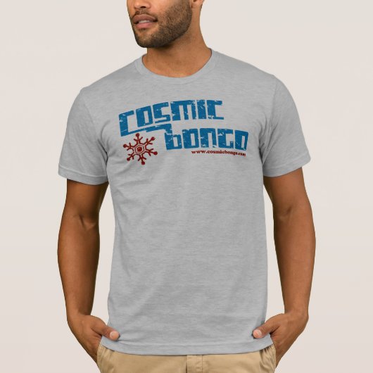 kosmischer Bongoschnee-Flocken-T - Shirt (Vorderseite)