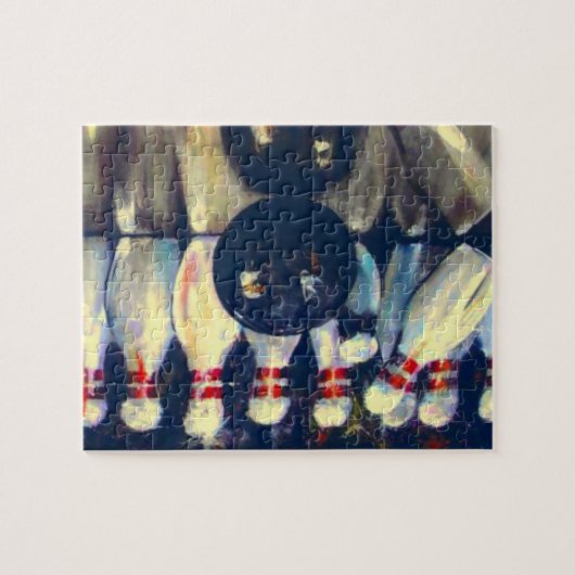 Kosmischer Bowling Puzzle (Horizontal)