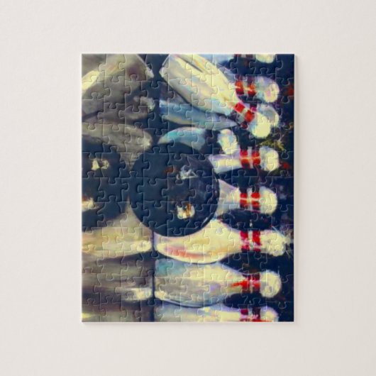 Kosmischer Bowling Puzzle (Vertikal)