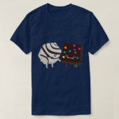 Kosmischer Brownie und Zebra-Kuchen T T-Shirt (Design vorne)