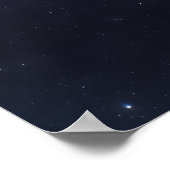 Kosmischer Buckelwal Poster (Ecke)