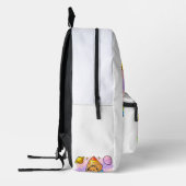 Kosmischer Capybara-Entdecker Bedruckter Rucksack (Links)