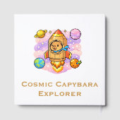 Kosmischer Capybara-Entdecker Gästebuch (Rückseite)