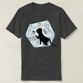 Kosmischer Cat Crystal 1 T-Shirt (Design vorne)