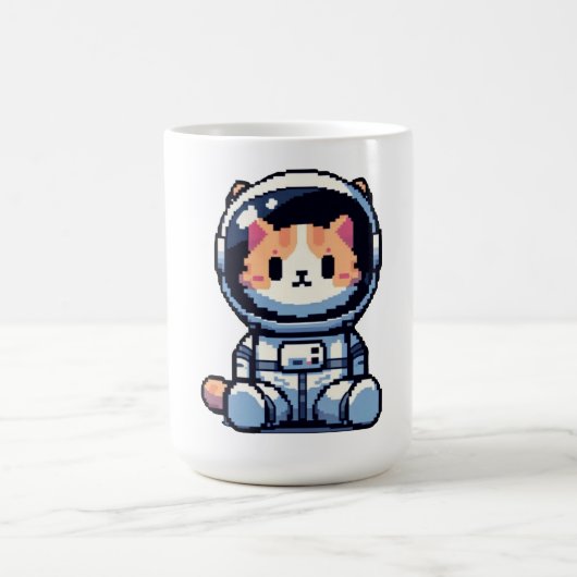 Kosmischer Chat-Explorer Kaffeetasse (Mittel)