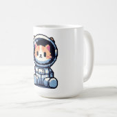 Kosmischer Chat-Explorer Kaffeetasse (VorderseiteRechts)