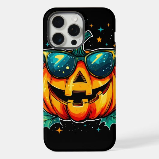 Kosmischer Cooler Jack-O-Space iPhone Hülle (Rückseite)