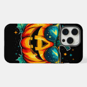 Kosmischer Cooler Jack-O-Space iPhone Hülle (Rückseite (Horizontal))