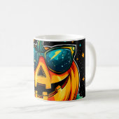 Kosmischer Cooler Jack-O-Space Kaffeetasse (VorderseiteRechts)