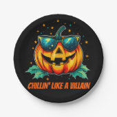 Kosmischer Cooler Jack-O-Space Pappteller (Vorderseite)