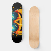 Kosmischer Cooler Jack-O-Space Skateboard (Vorderseite)