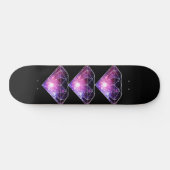 Kosmischer Diamant Skateboard (Horizontal)
