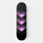 Kosmischer Diamant Skateboard (Vorderseite)