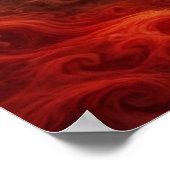 Kosmischer Drache Poster (Ecke)