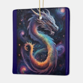 kosmischer Drachen-Schmuck Keramikornament (Links)