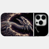 Kosmischer Drachenaufstieg der Austroraptor Case-Mate iPhone Hülle (Rückseite (Horizontal))