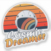 Kosmischer Dreamer Aufkleber (Vorderseite)