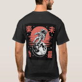 Kosmischer Drifter - T-Shirt für japanische Astron (Rückseite)
