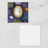 Kosmischer Eierblossom Mandala Leere Mitteilungska Mitteilungskarte (Vorne/Hinten)