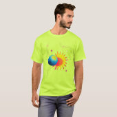 Kosmischer Eklipse-Glanz. T-Shirt (Vorne ganz)