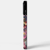 Kosmischer Elefant in Rosa Case-Mate iPhone Hülle (Rückseite / Links)