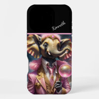 Kosmischer Elefant in Rosa