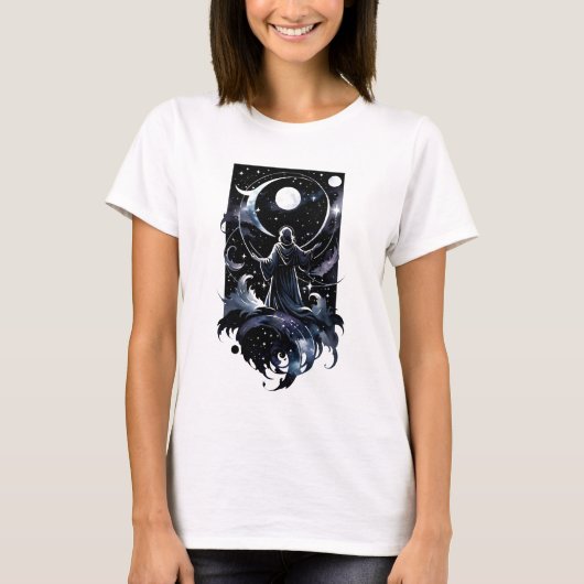 Kosmischer Engel T-Shirt (Vorderseite)