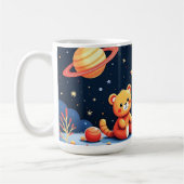 Kosmischer Entdecker Kid Astronaut Kaffeetasse (Links)