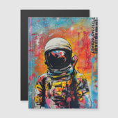 Kosmischer Explorer #2 - Magnetkarte (Vorne/Hinten)