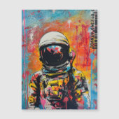 Kosmischer Explorer #2 - Magnetkarte (Vorderseite)