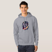 Kosmischer Explorer Hoodie (Vorne ganz)
